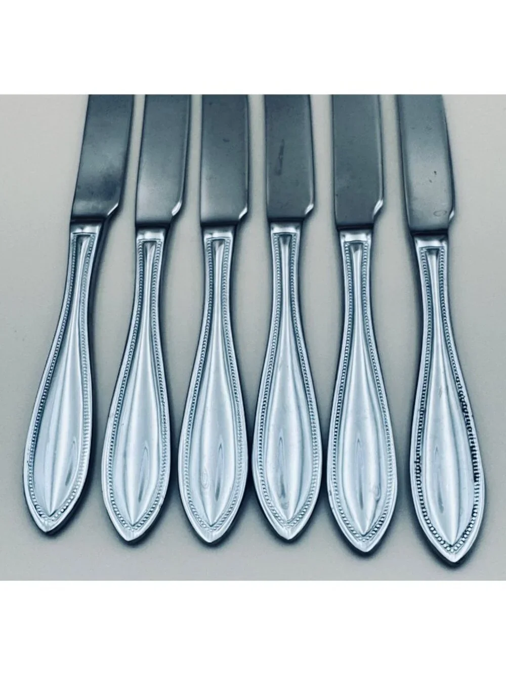 6 Wallace AMERICAN TRADITION 18/10 Stainless Serrated Steak Knives Indonesia